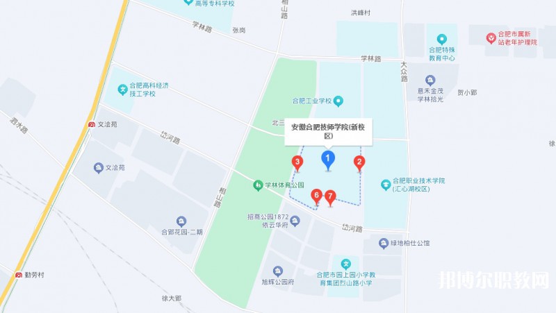 合肥技師學院地址，乘車路線